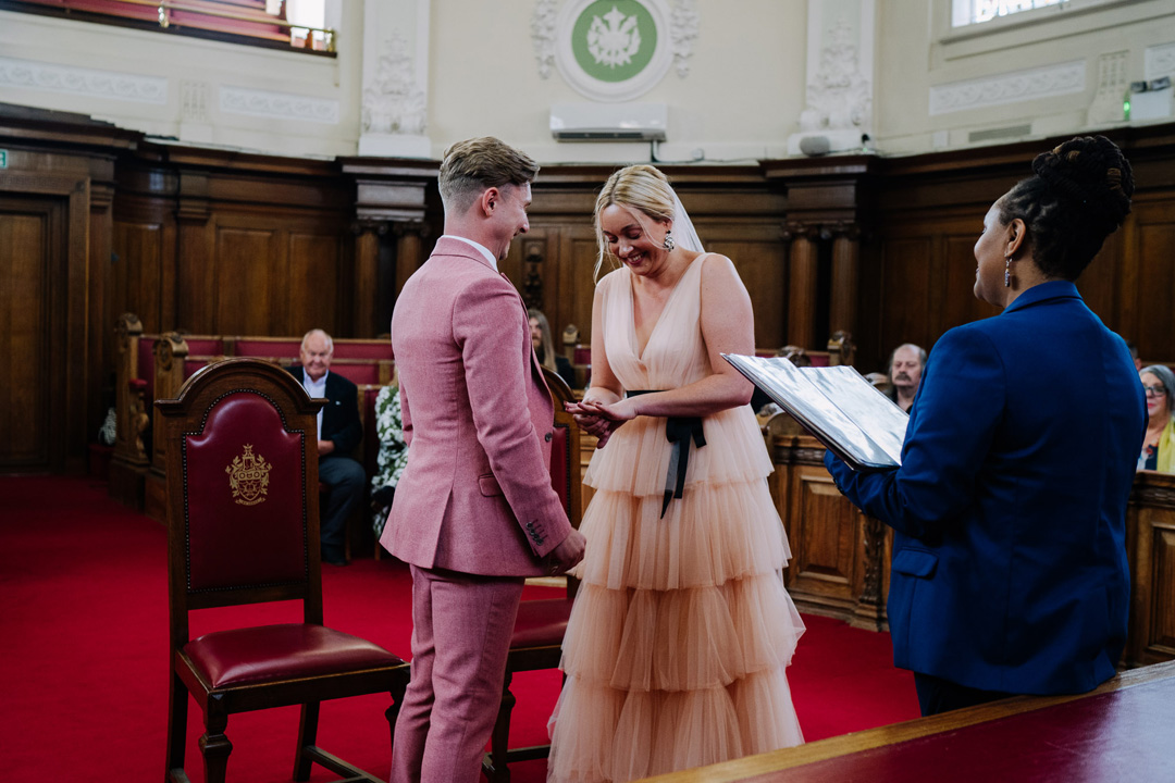 25 Pink tulle London wedding