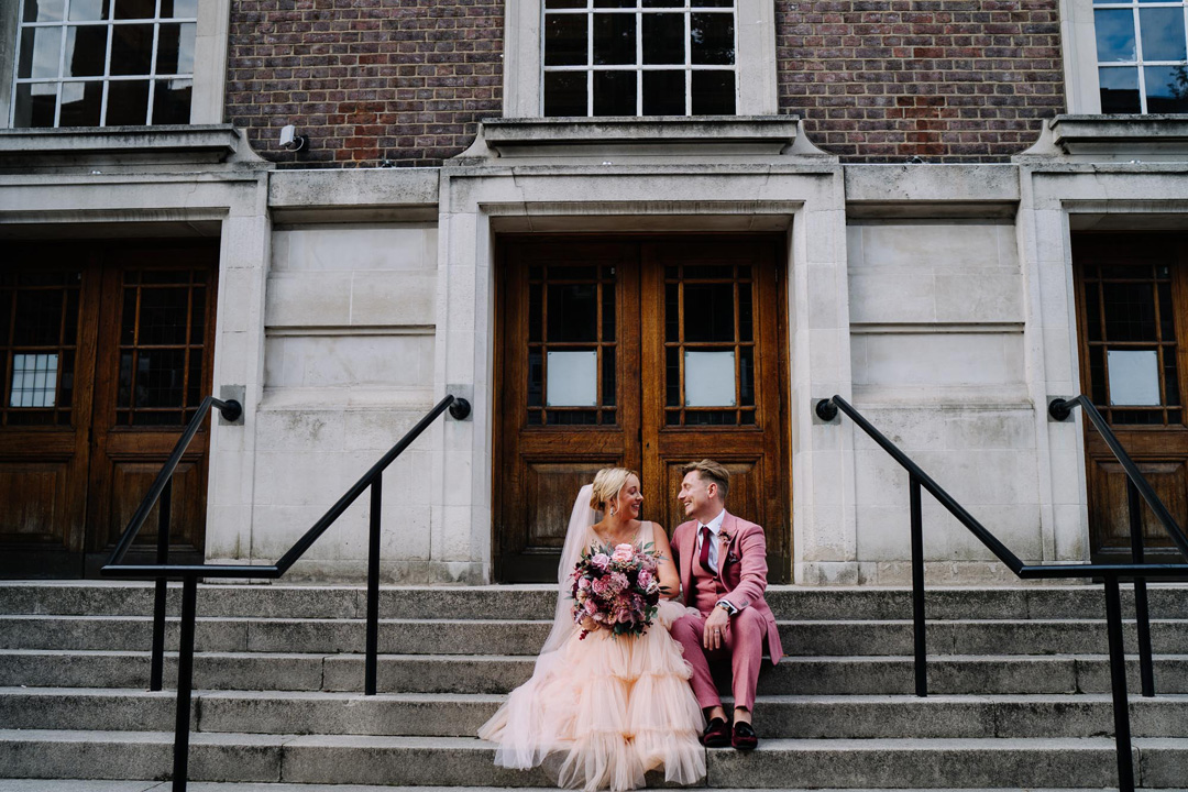 44 Pink tulle London wedding