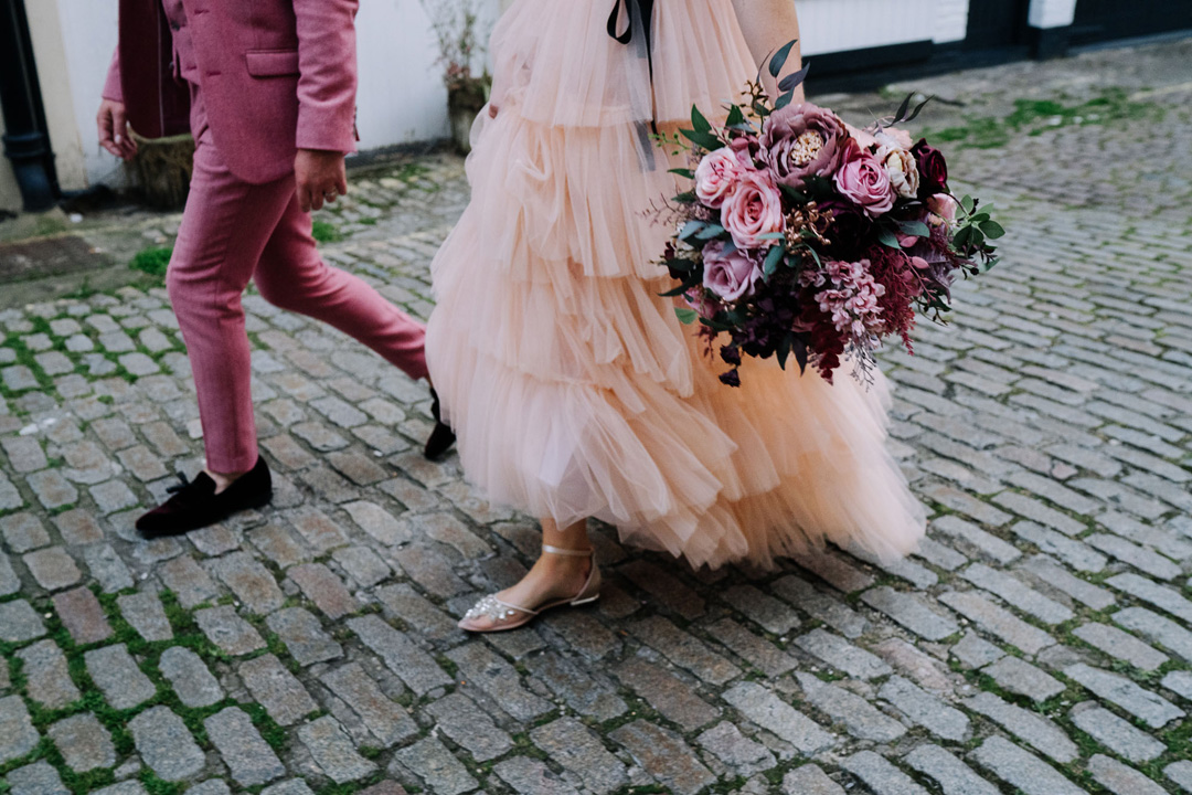 63 Pink tulle London wedding