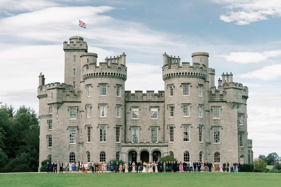 81 Cluny Castle Wedding Scotland