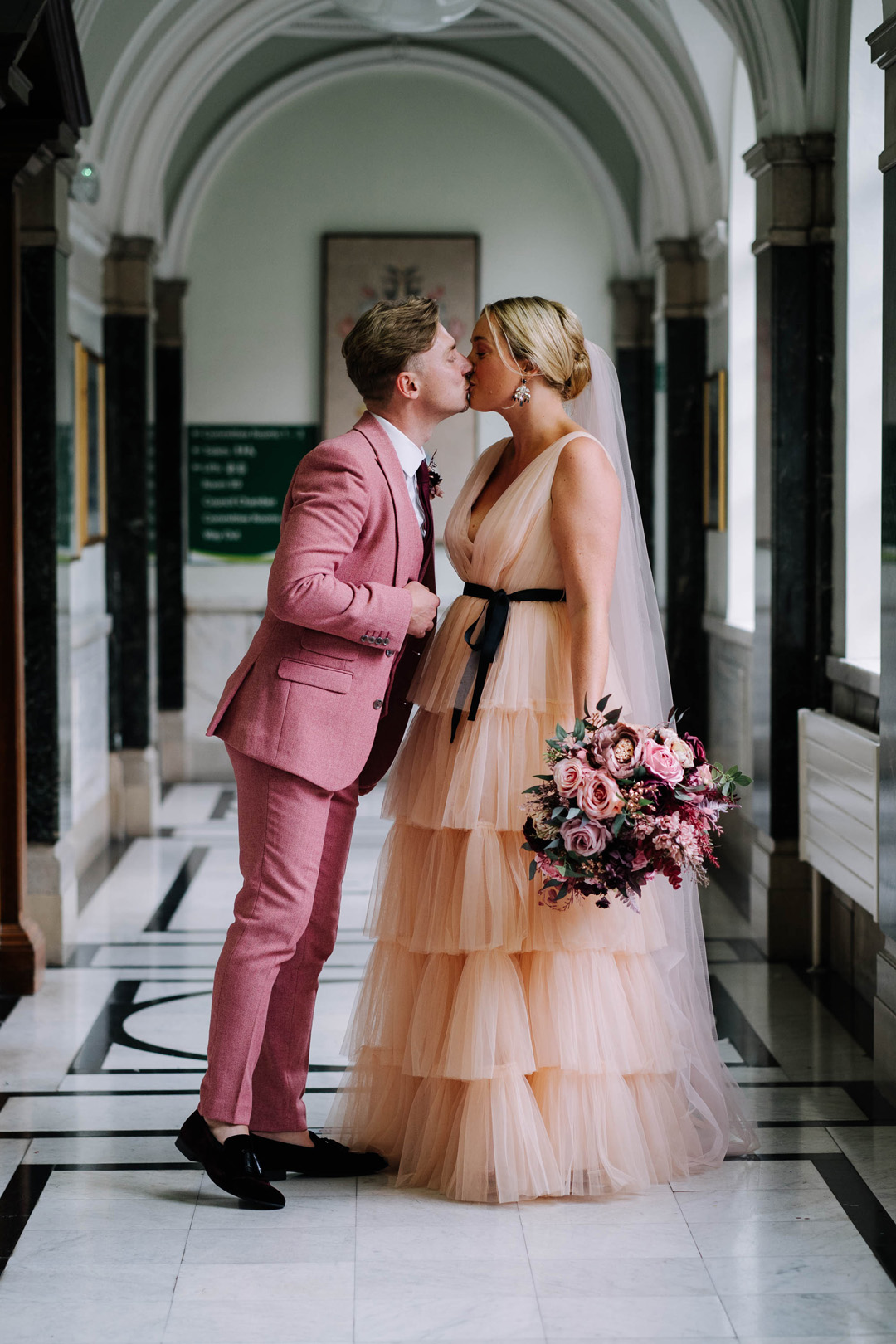 90 Pink tulle London wedding