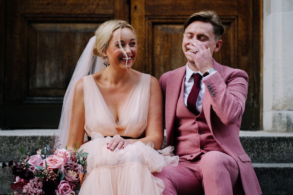 Pink Tulle Tiers & Laughter: Maddy and Daniel's Non-Traditional London Pub Wedding 1 Maddy and Dan London wedding 44