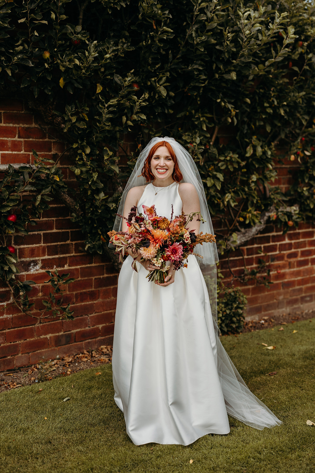 103 Woolas Barn Wedding Charlie Brear bride