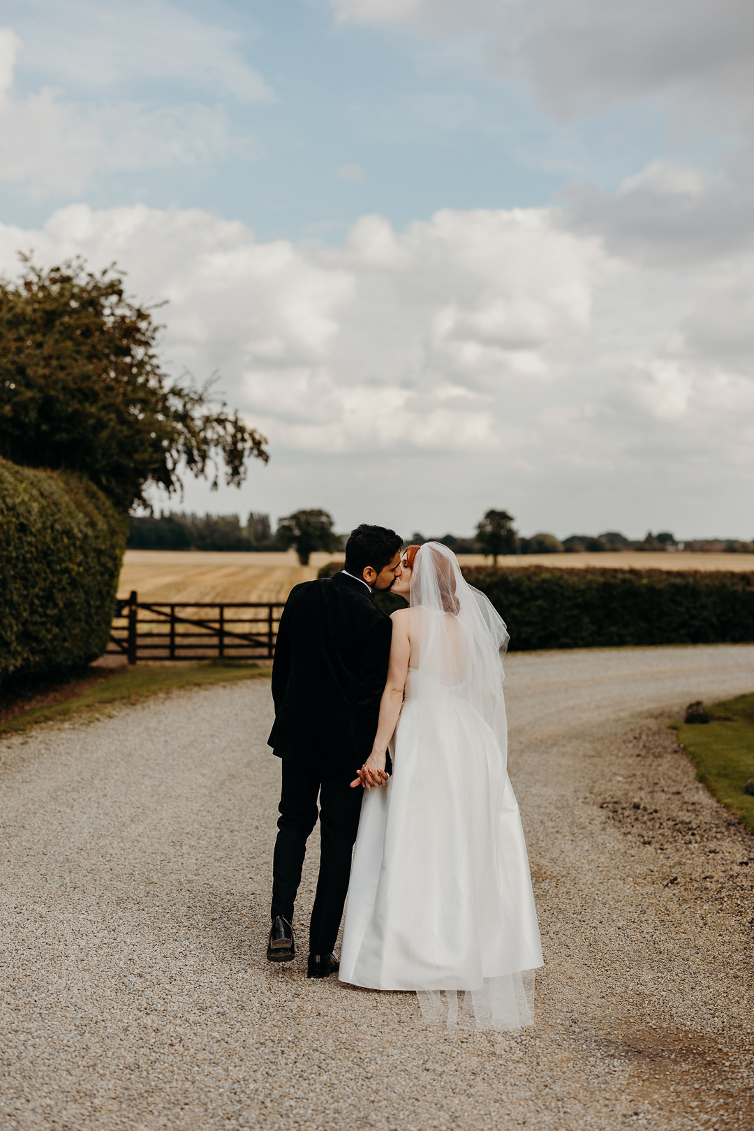 109 Woolas Barn Wedding Charlie Brear bride