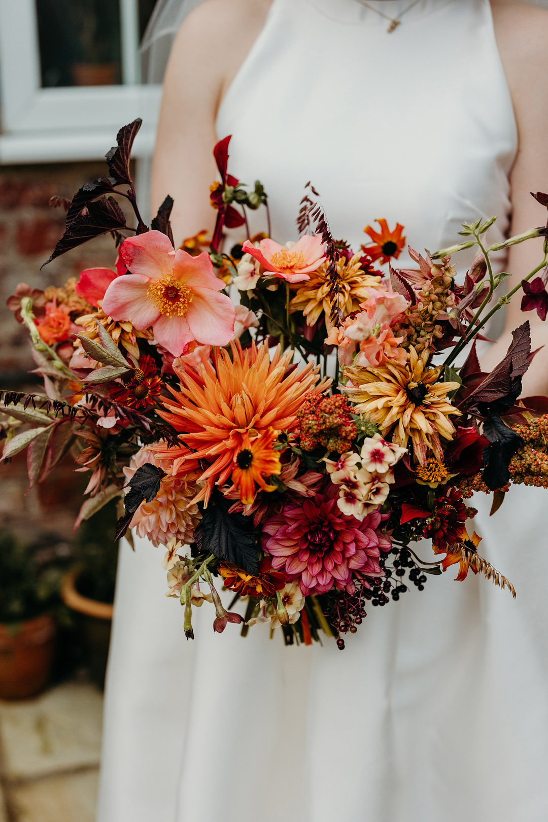 161 Woolas Barn Wedding Charlie Brear bride