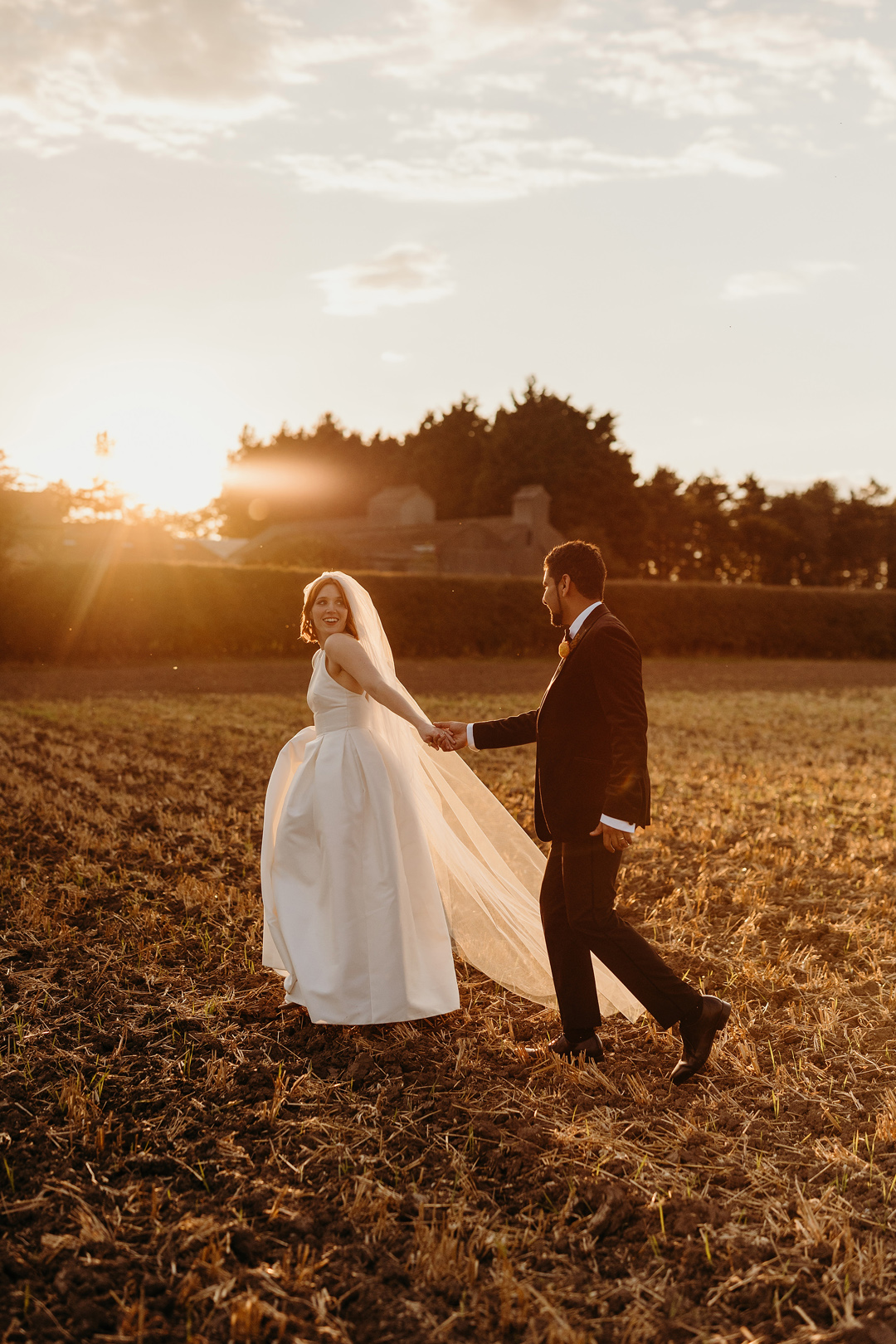 37 Woolas Barn Wedding Charlie Brear bride