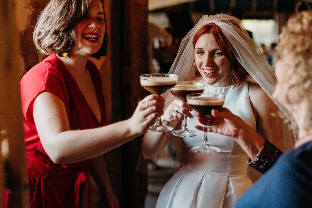 44 Woolas Barn Wedding Charlie Brear bride