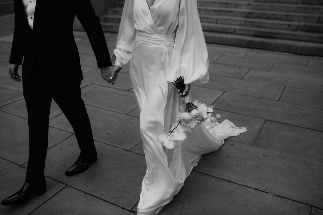 54 Peace Silk Wedding Dress Luna Bea Bride