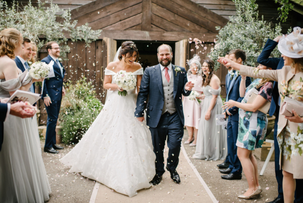 A Hampton Manor Wedding: Fresh Green Botanicals & Modern Marbles