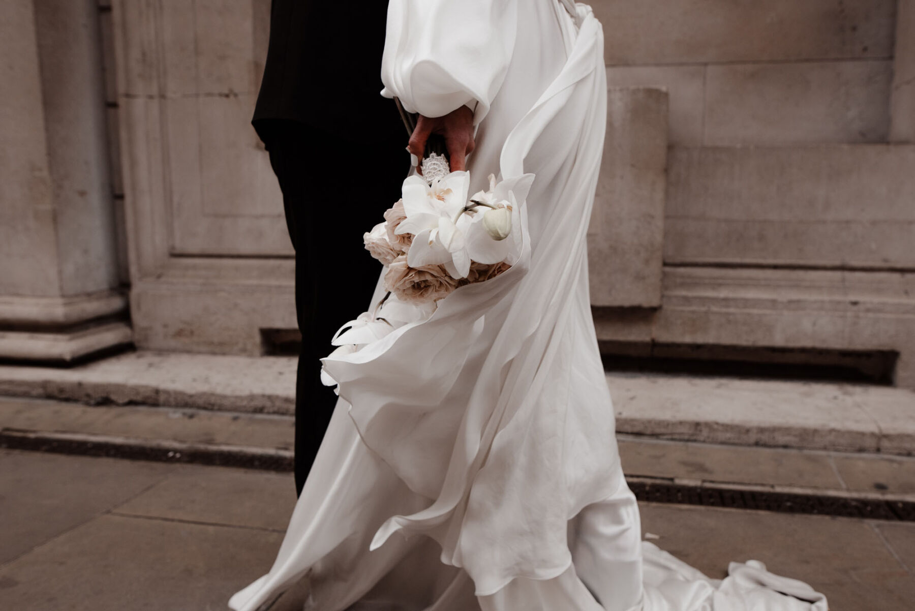 Luna Bea Bride Peace Silk Wedding Dress 1