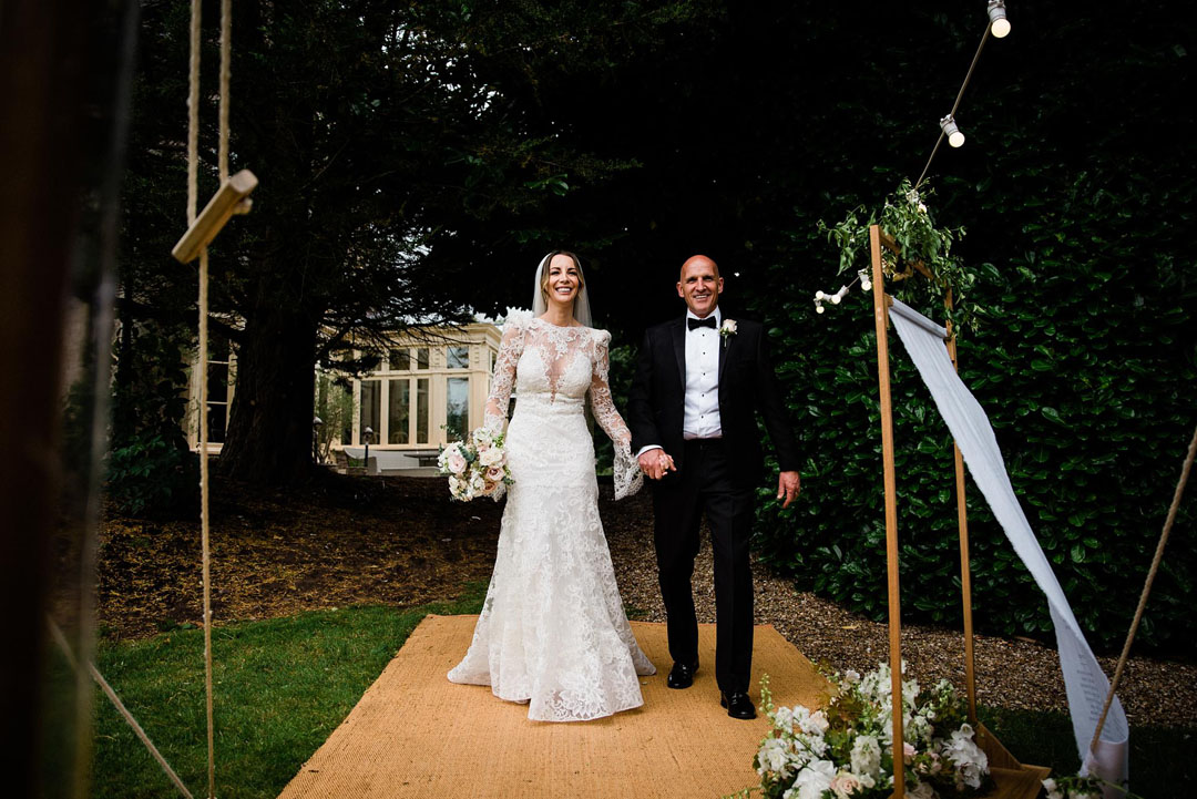 101 Casterton Grange black tie wedding