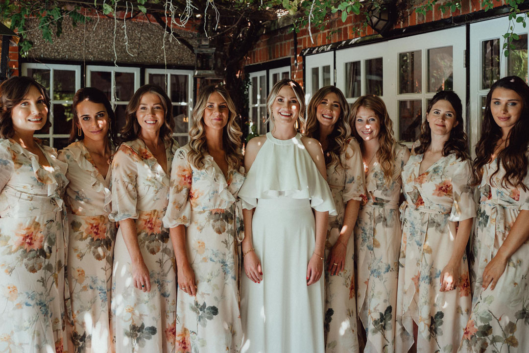 Jesus Peiro bride, summer marquee wedding at home