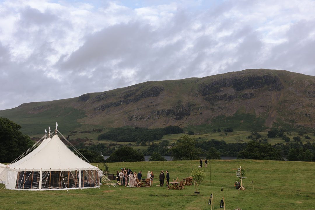 91 Lake District Marquee Wedding