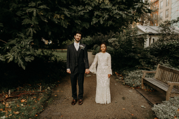 Yeslin in Needle & Thread, for her Intimate, Autumn, City Wedding