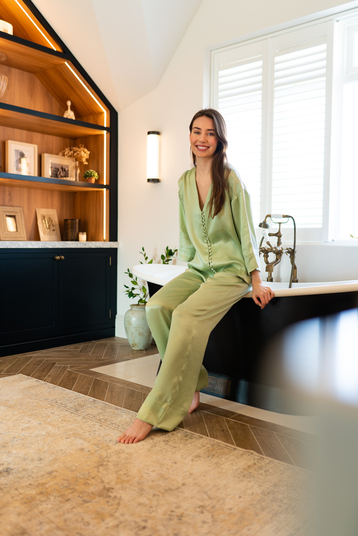 Sustainable silk pyjamas & robes - Andrea Hawkes