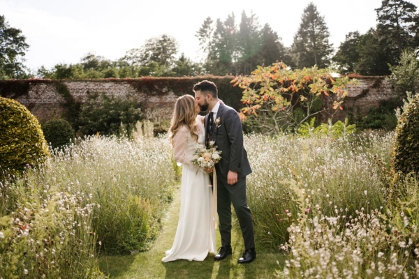 The Own Studio Wedding Dress for Adrianne in  and her Autumn Wedding at Middleton Lodge