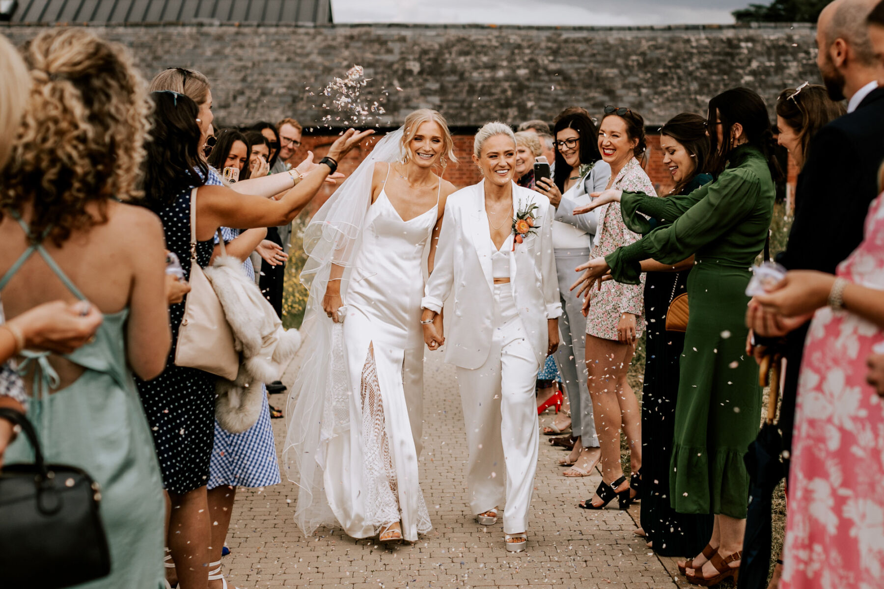 LGBTQIA wedding two brides