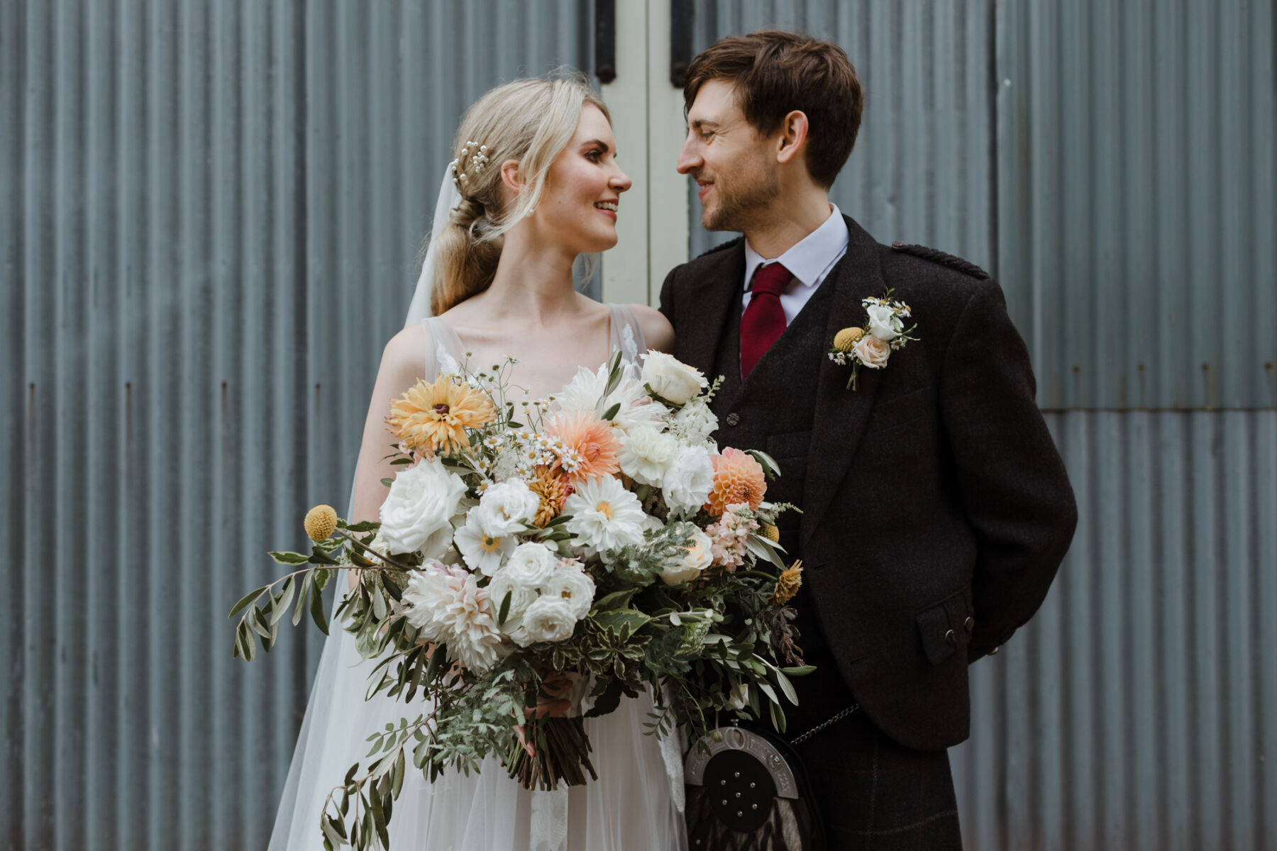 A Peach Pretty Wedding at Aswanley in Aberdeenshire for Emily, in Willowby by Watters 2 80 Aswanley Wedding Aberdeenshire