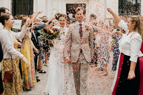 Kathi, in Abigail of Gardenia for her London Restaurant Wedding Planned in Five Months