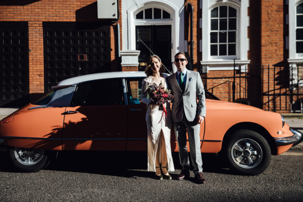 Charlotte in Shona Joy for her Intimate Chelsea Wedding