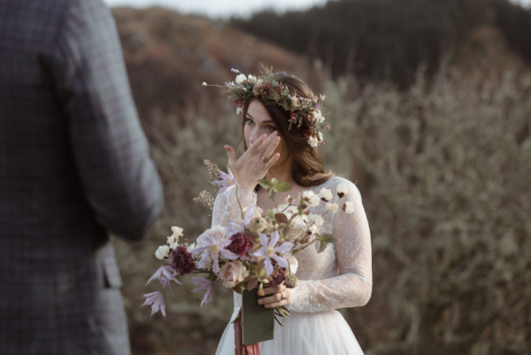 A Moody & Atmospheric Elopement at Carnasserie Castle in Scotland