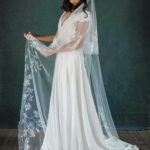 Daisy Sheldon embroidered wedding veils