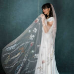 Daisy Sheldon embroidered wedding veils