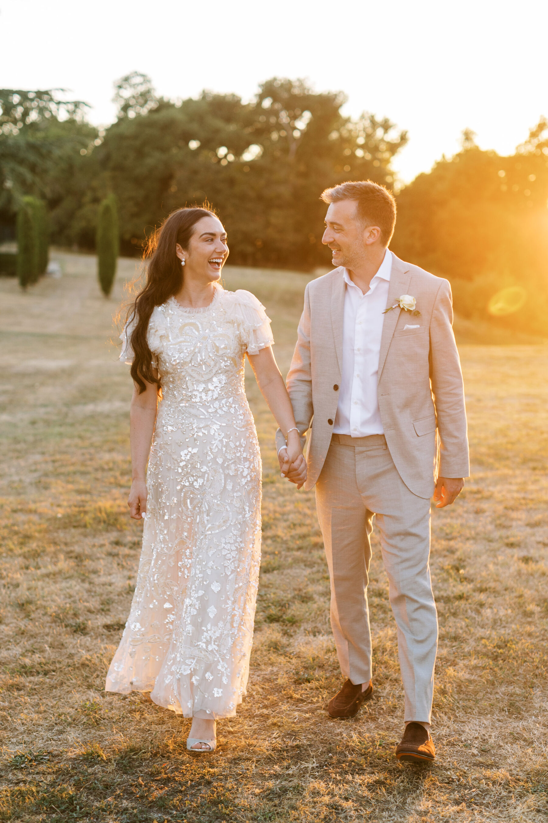 Needle & Thread sequin wedding dress