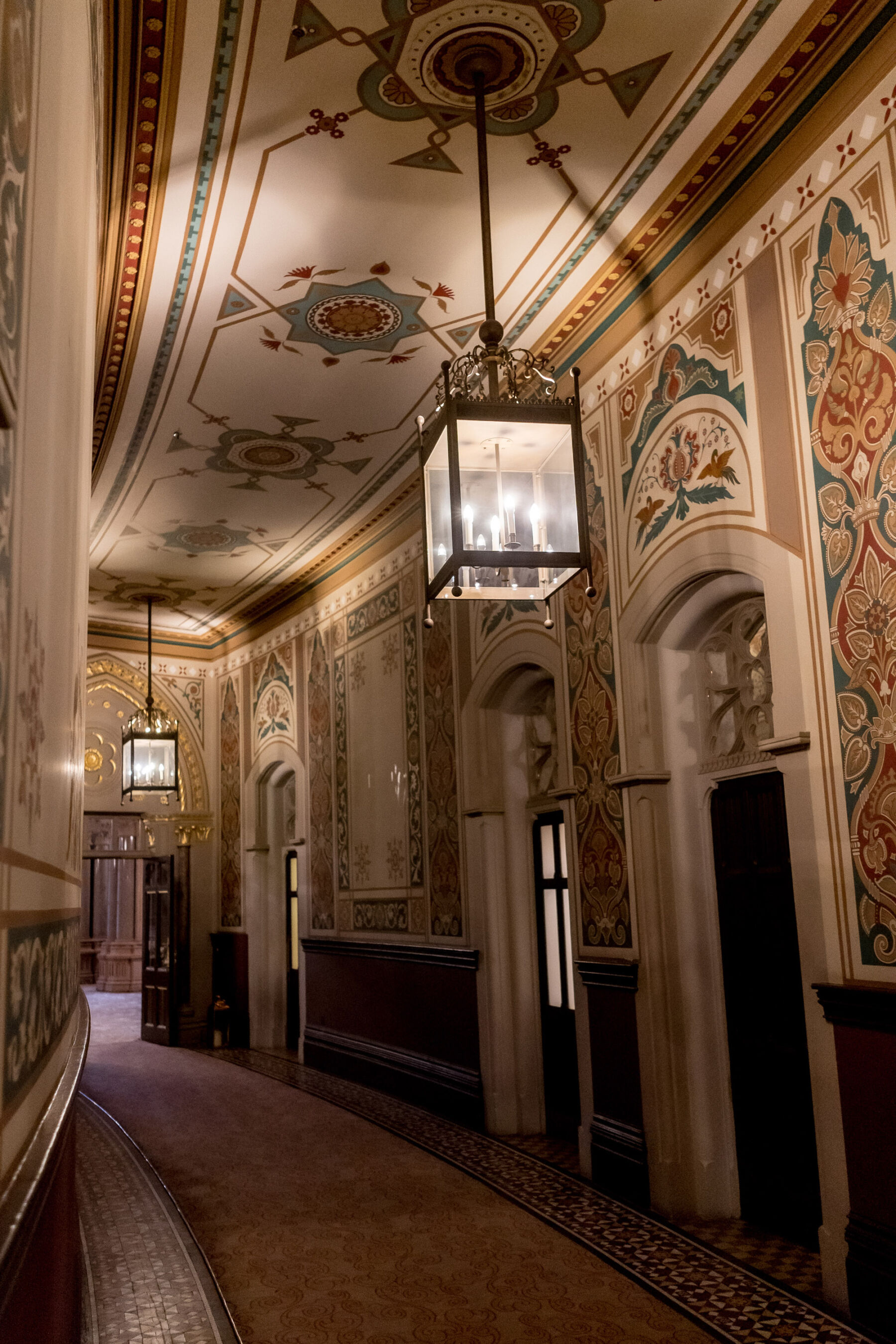 Interior of St Pancras Renaissance Hotel, London