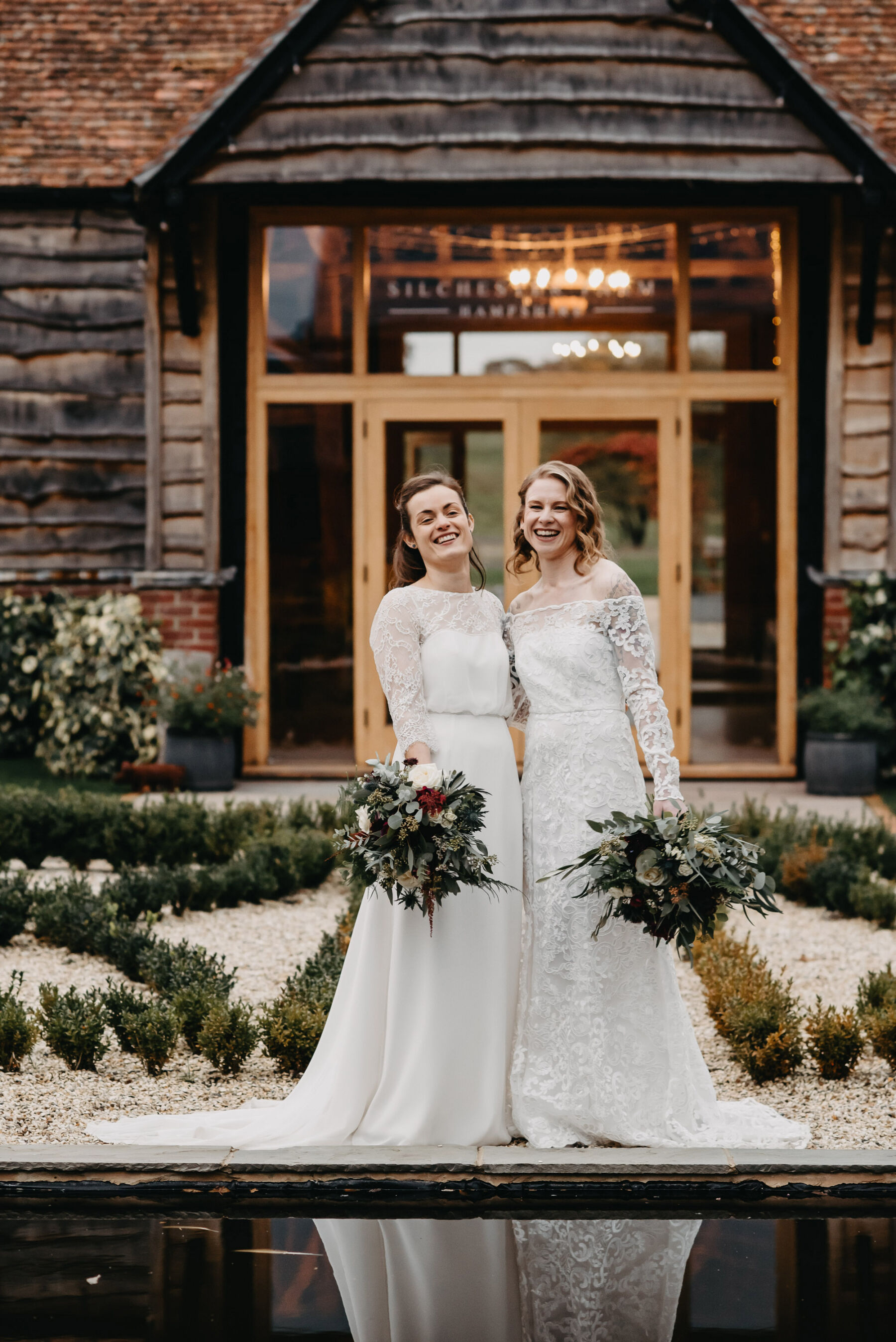 LGBTQ+ wedding Silchester Farm Hampshire. Jessica Grace Photography.