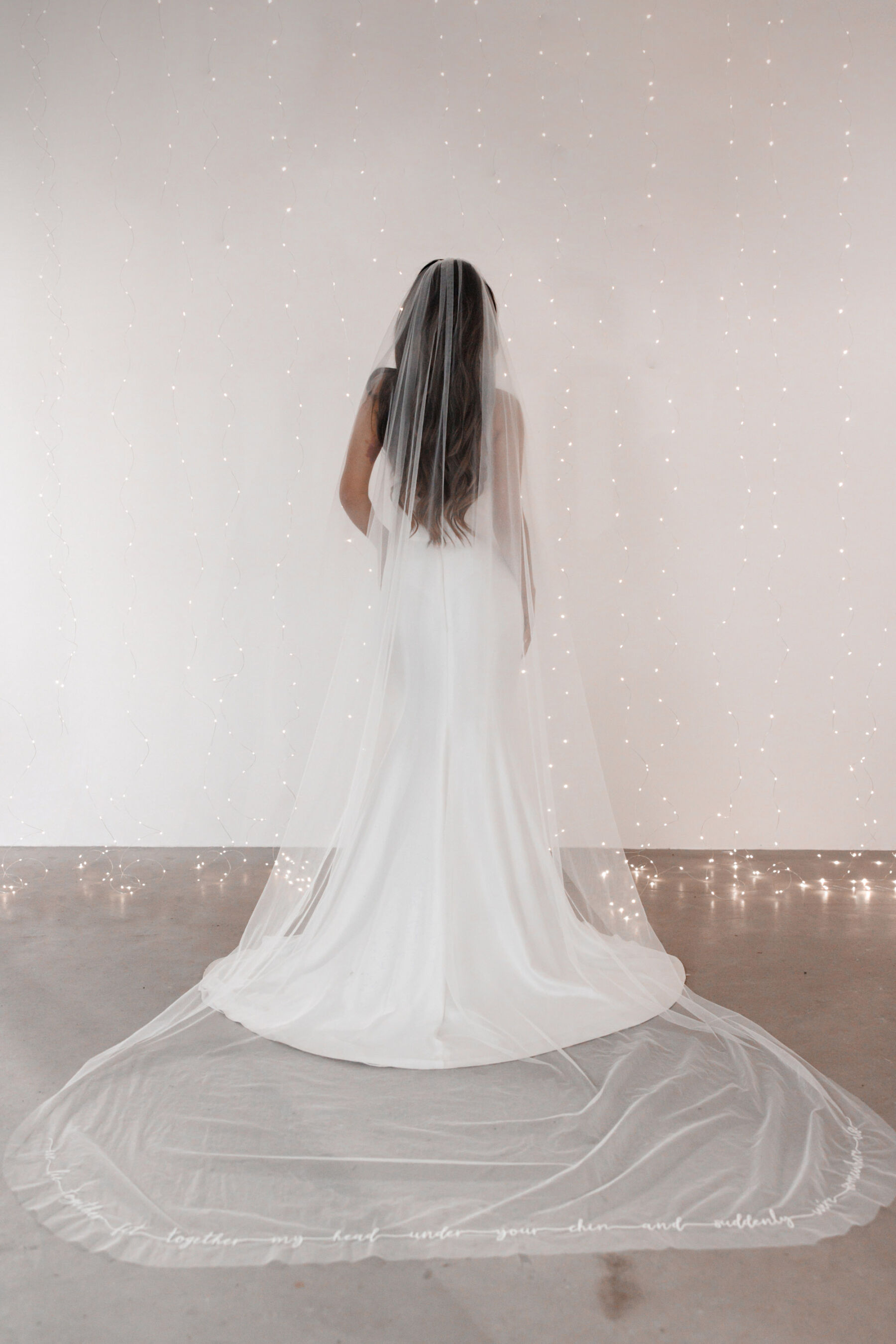 Embroidered Poetry Veil by Rebecca Anne Designs and Jen Feroze of Jackdaw Editorial.