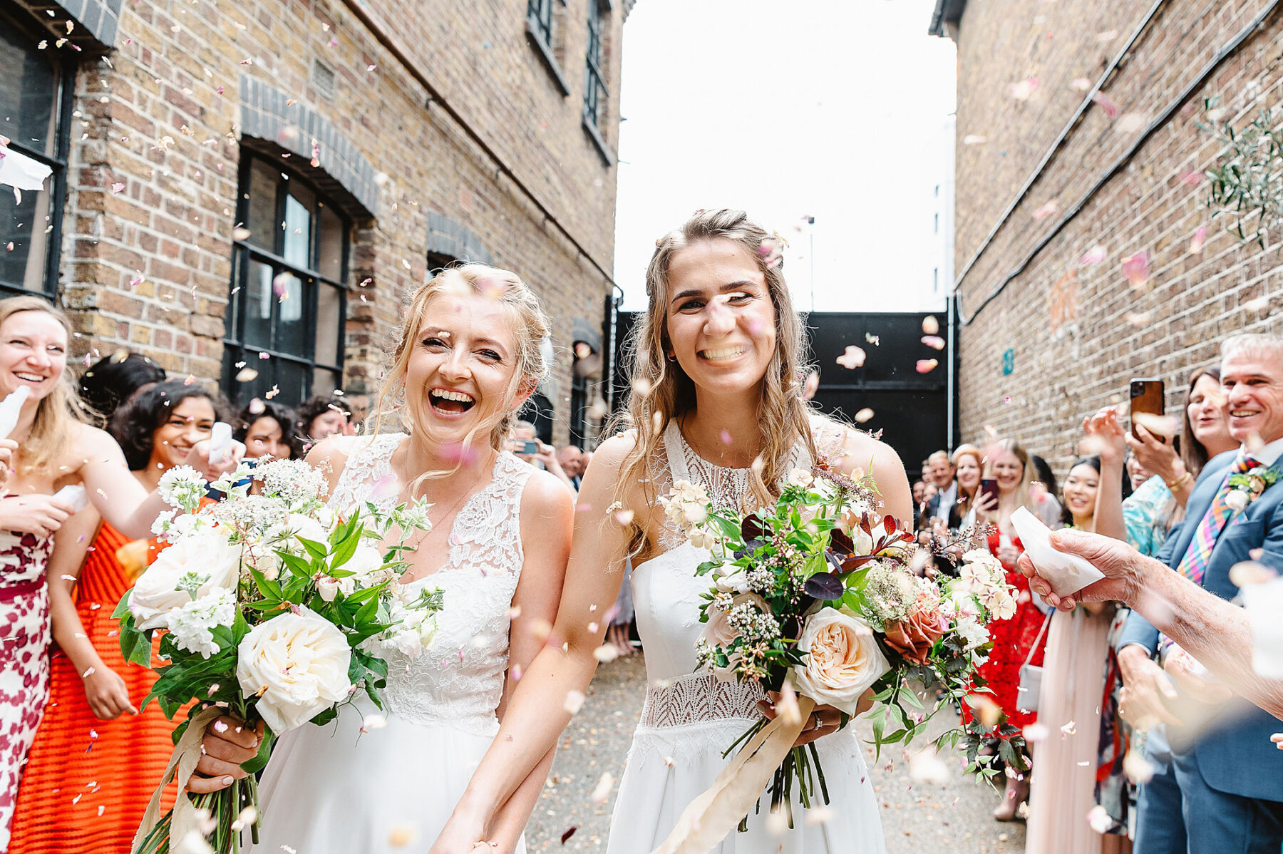 Two brides. LGBTQ wedding. Same sex wedding.