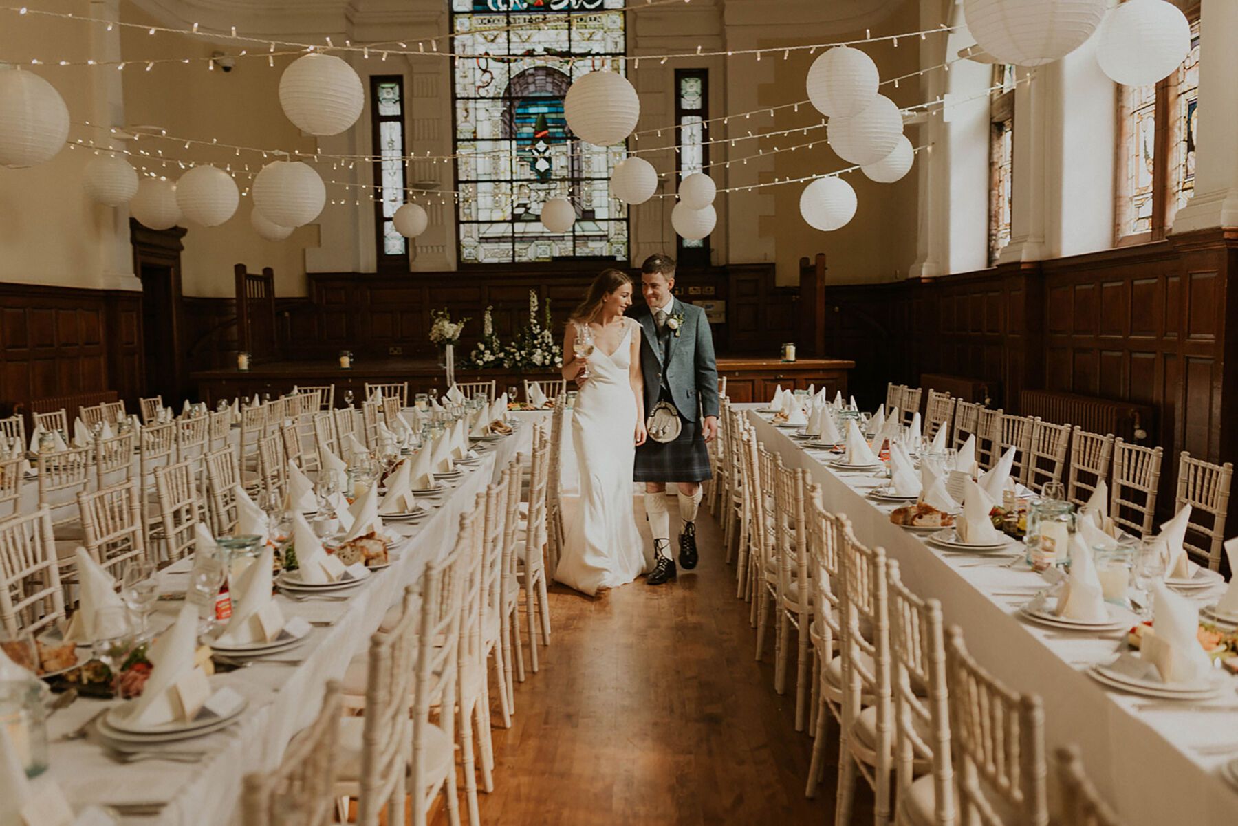 Pollokshields Burgh Hall wedding venue, Glasgow.