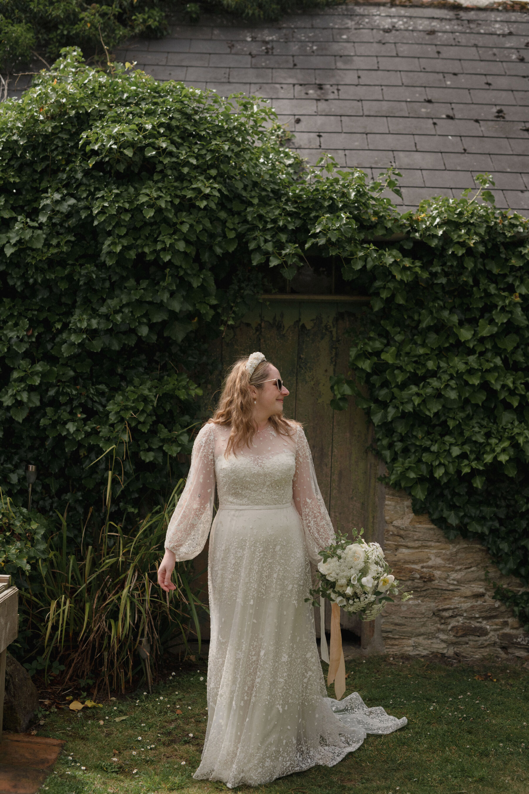 Jesus Peiro wedding dress. Lyra & Moth Photography.