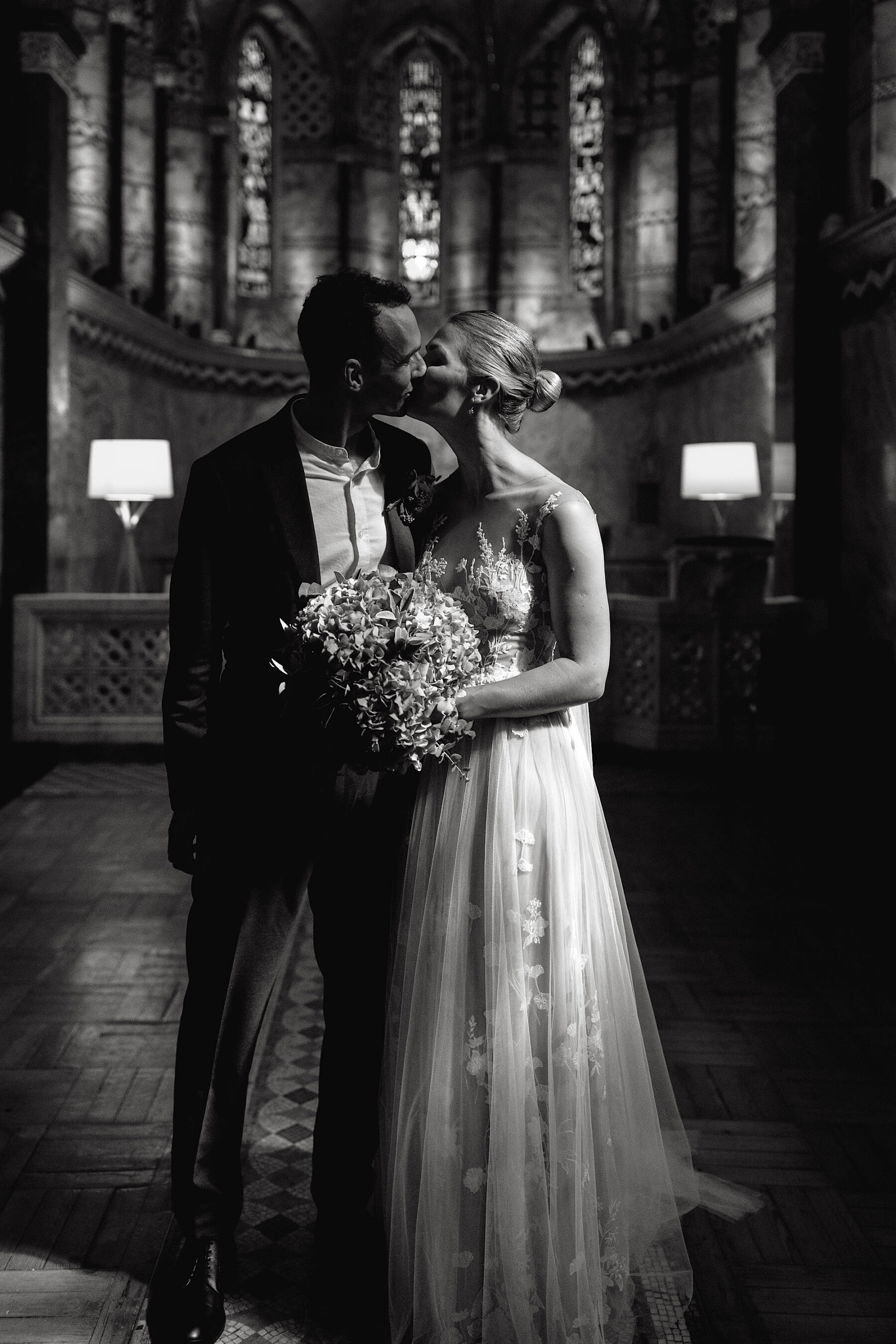 Fitzrovia Chapel wedding London. Wolf & Co Photography.