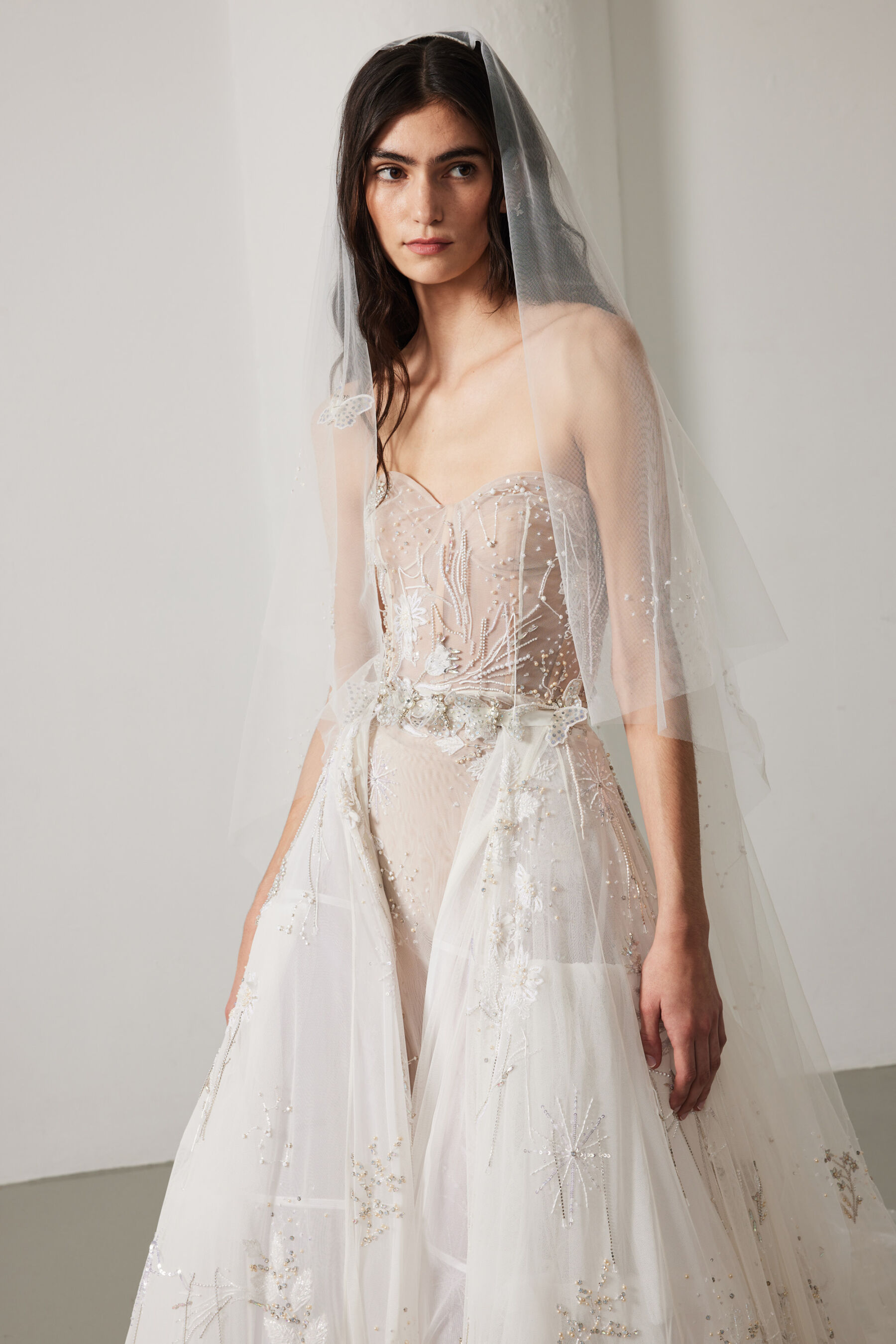 Hermione de Paula 2023 beaded embroidered wedding dress