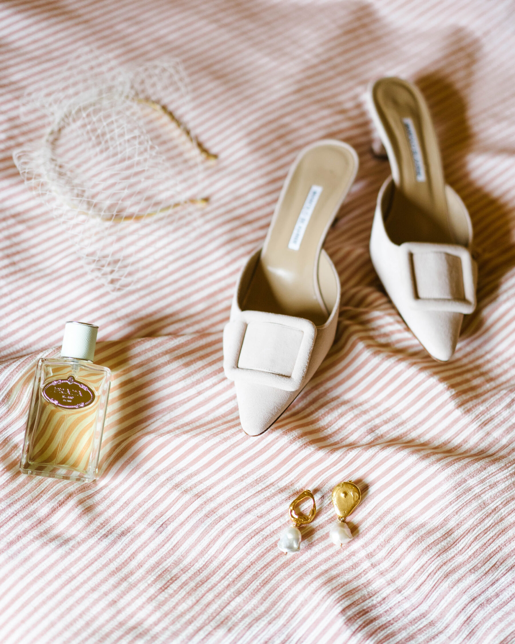 Manolo Blahnik wedding mules