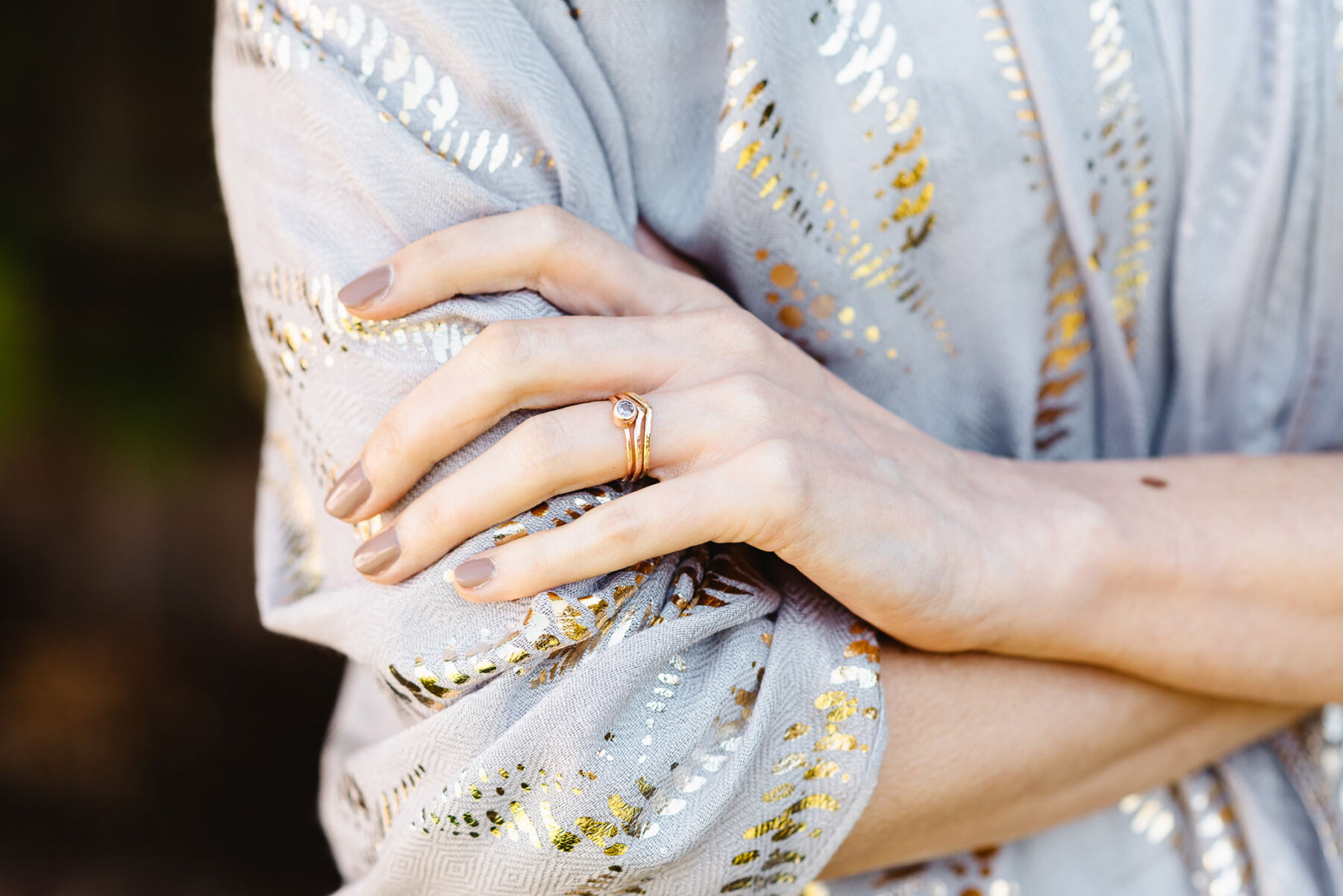 Ethical fairtrade recycled gold wedding rings by Nikki Stark