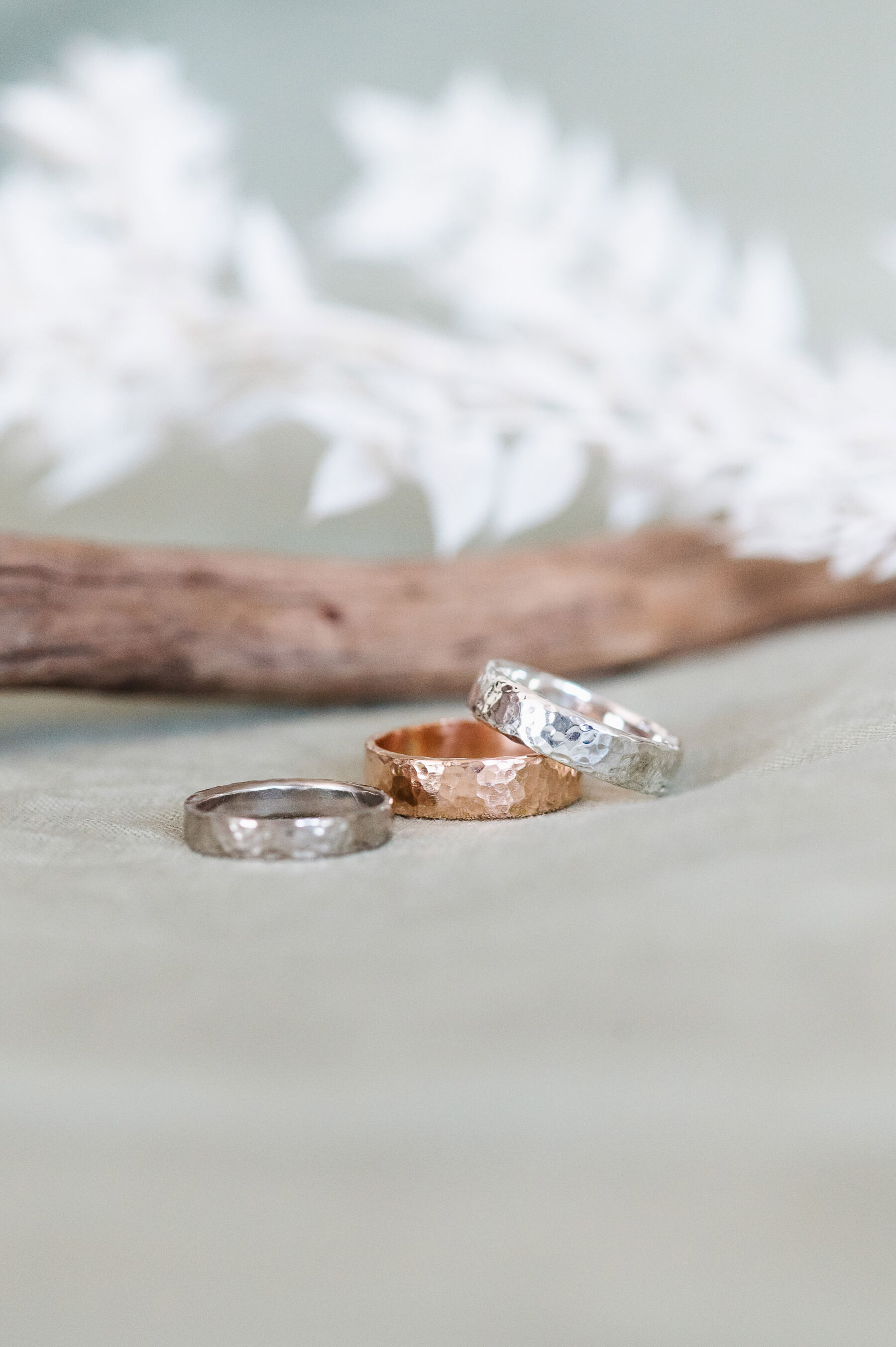 Ethical fairtrade gold and silver wedding bands by Nikki Stark Jewellery