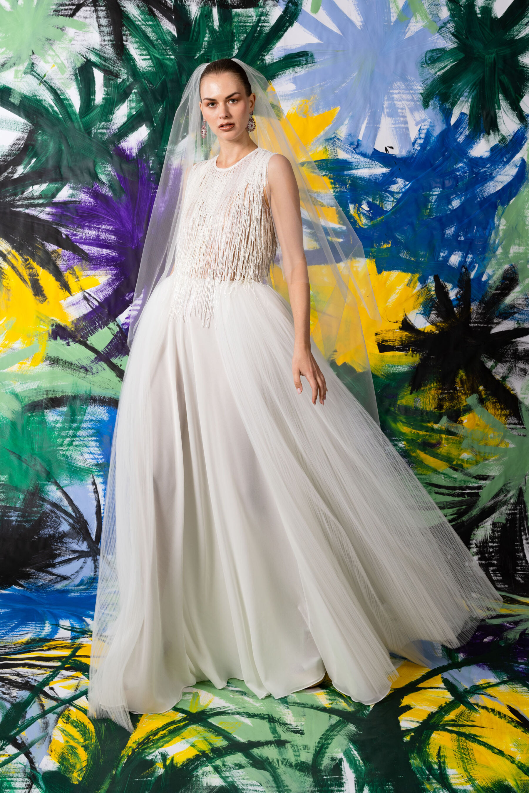 Naeem Khan wedding dress, available at Rachel Scott Couture, bridal boutique in Edinburgh.
