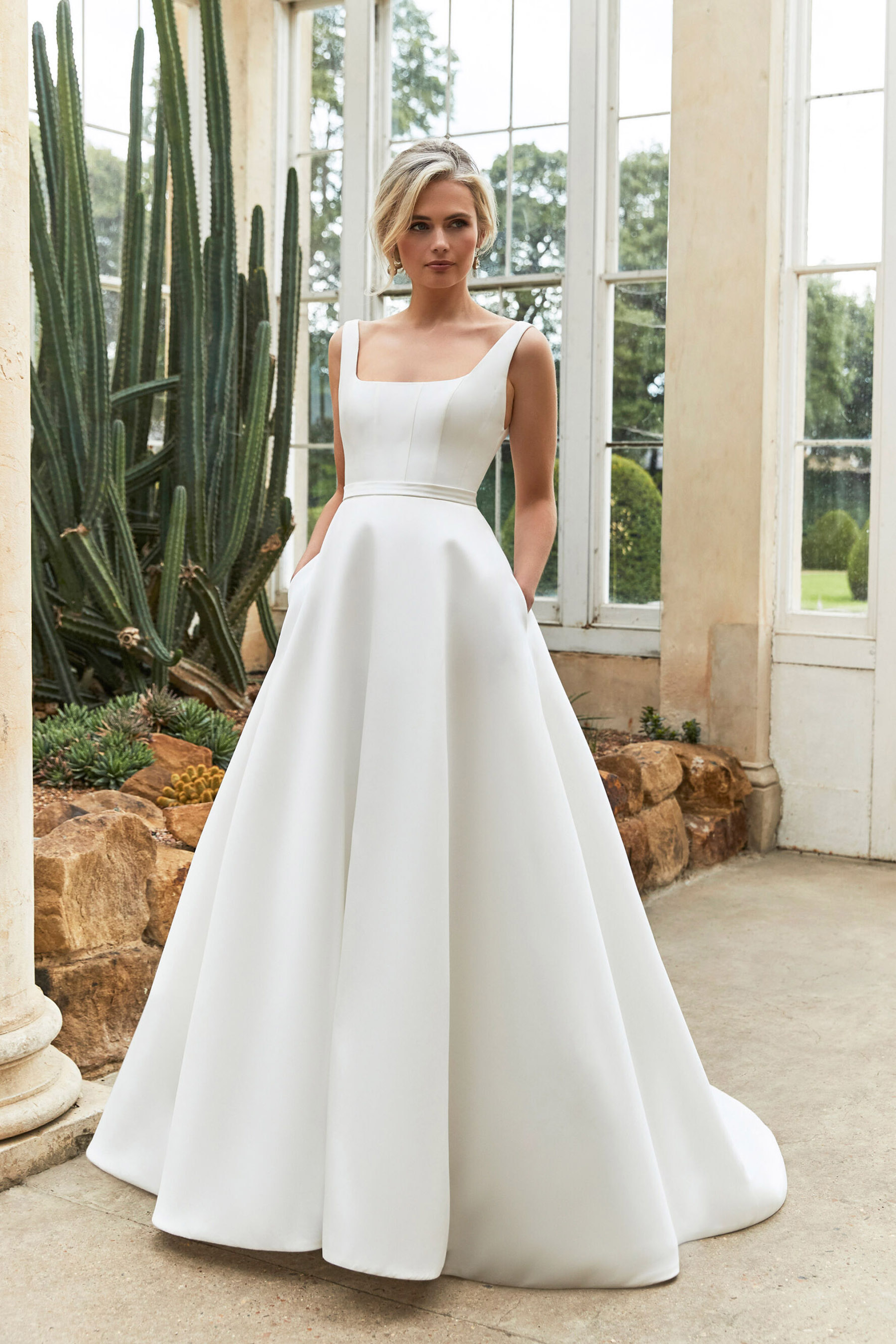 Sassi Holford sustainable wedding dress with pockets