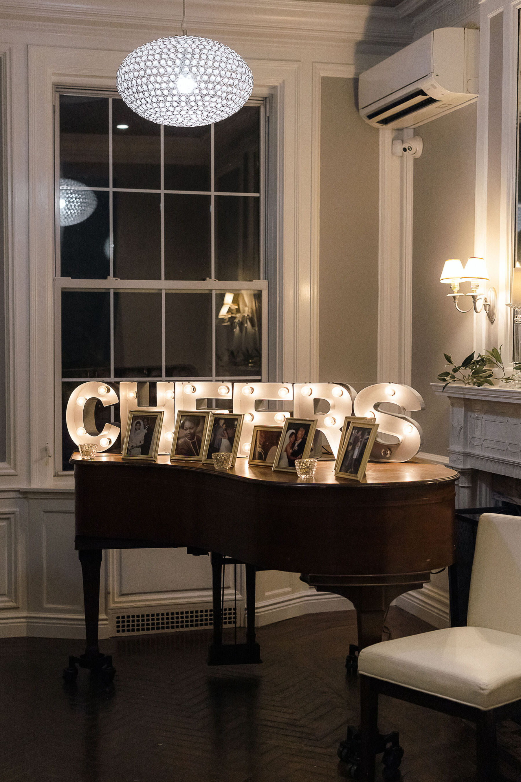 GIFTS in light up letters - wedding decor