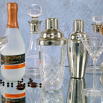 Crystal cut glass cocktail shaker - The Wedding Present Company