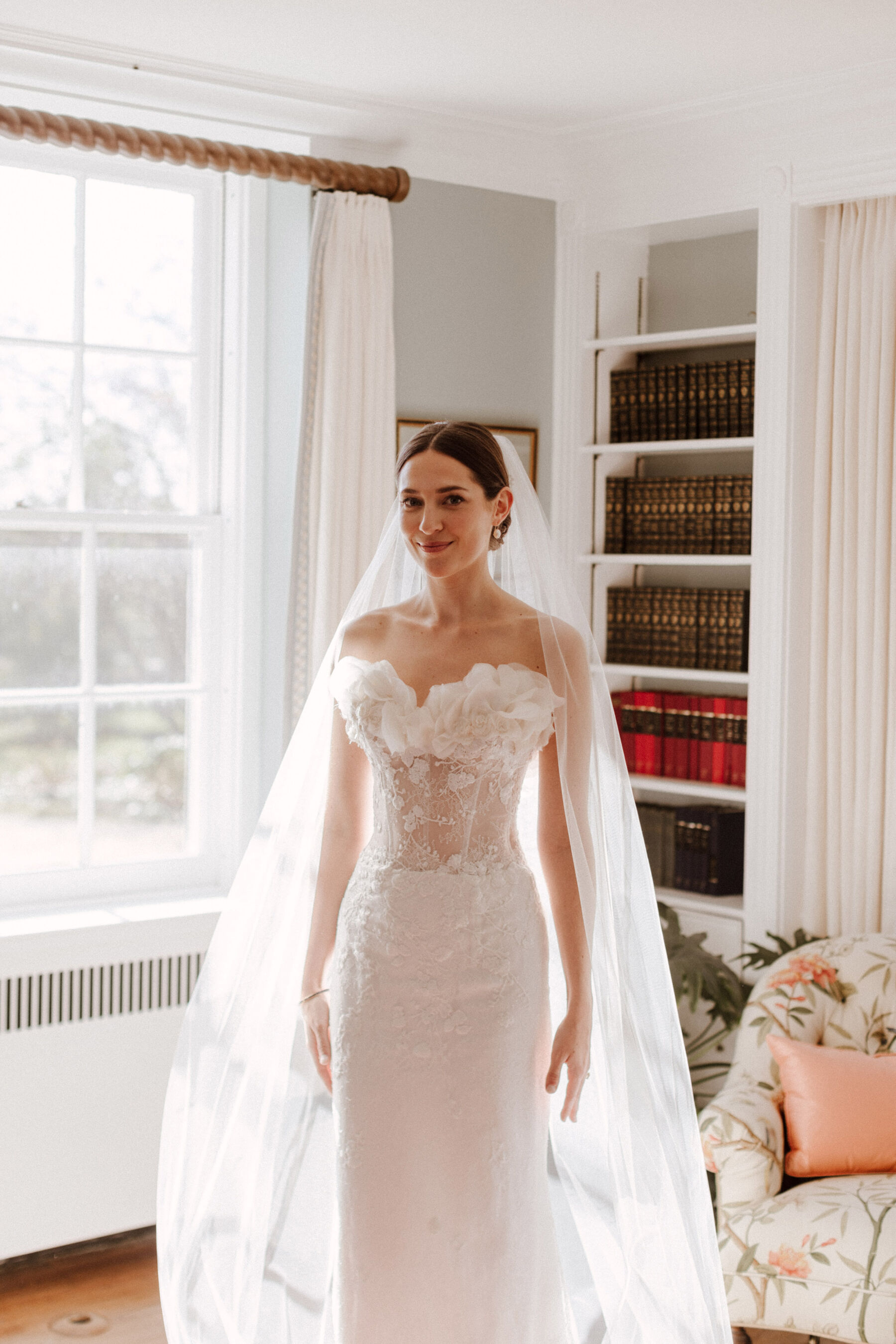 Wedding dress with corset by Sally Bean Couture. Image by The Curries.