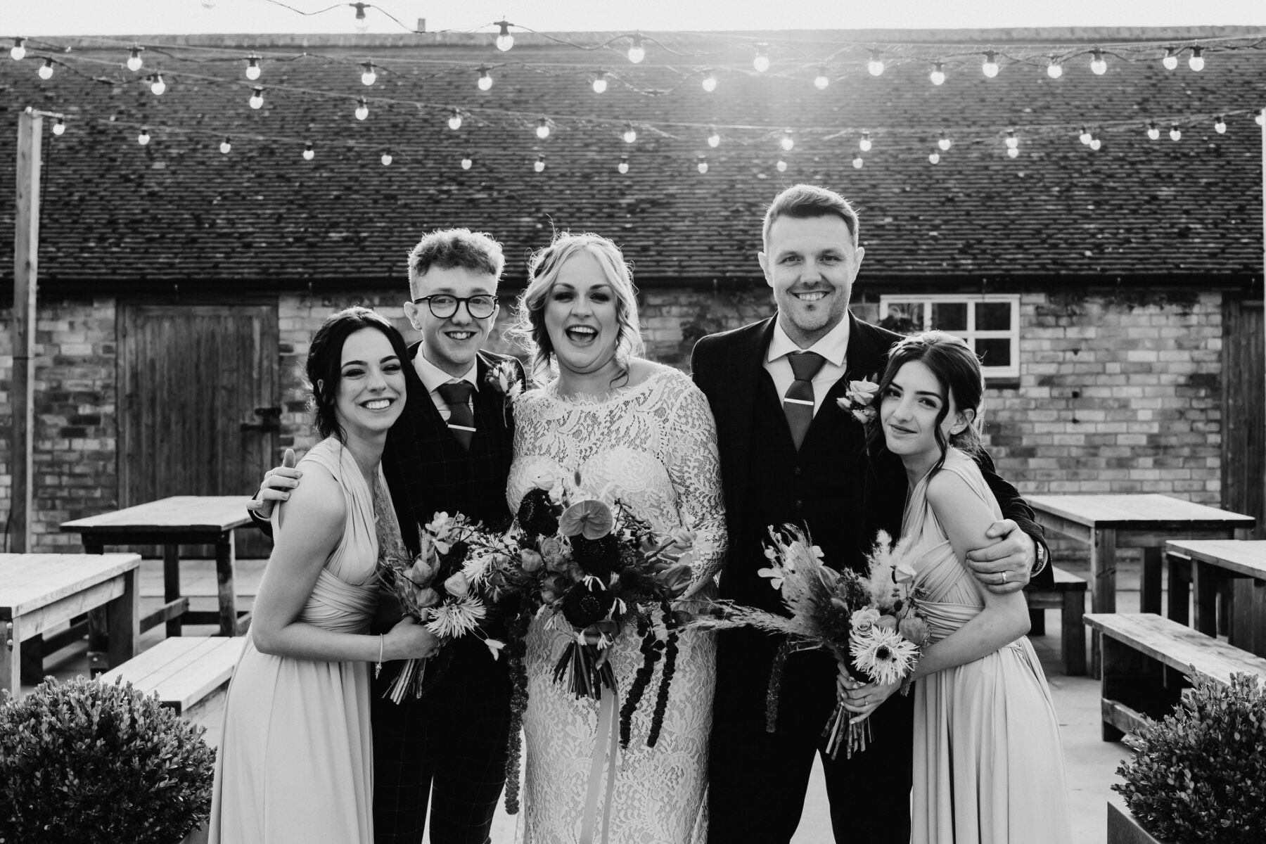 Donington Park Farmhouse wedding.