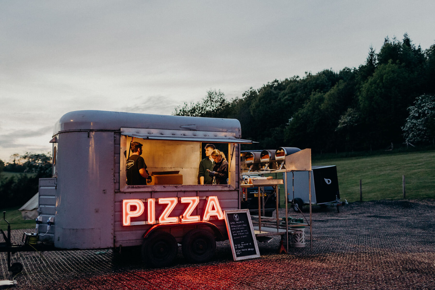 Pizza van - wedding street food