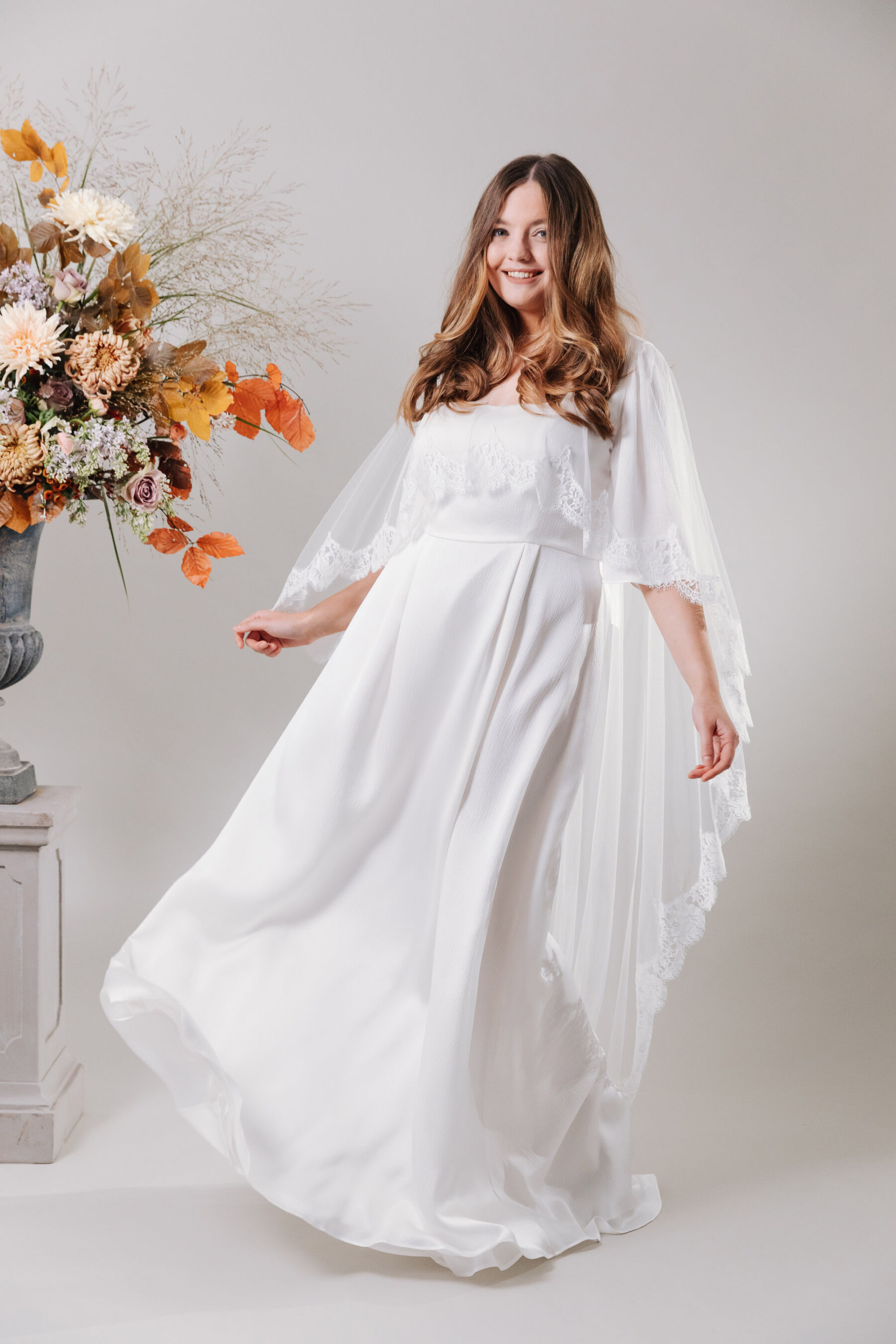 Plus size wedding dress by Kate Beaumont