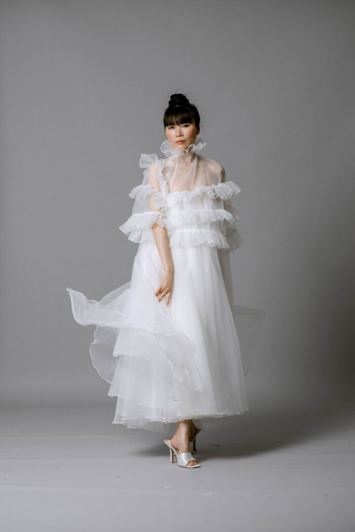 Rita Colson modern wedding dress