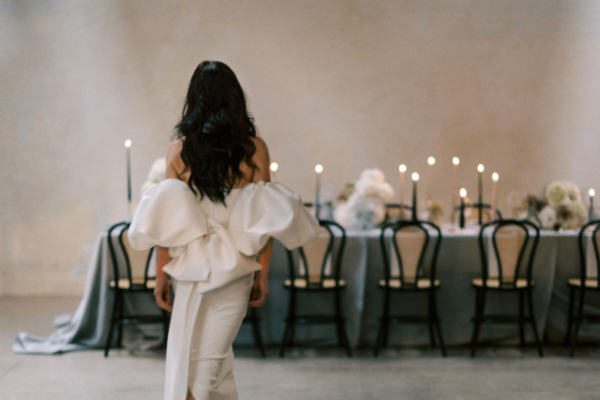 Chic Modern Wedding Inspiration at Wild by Tart, featuring Halfpenny London