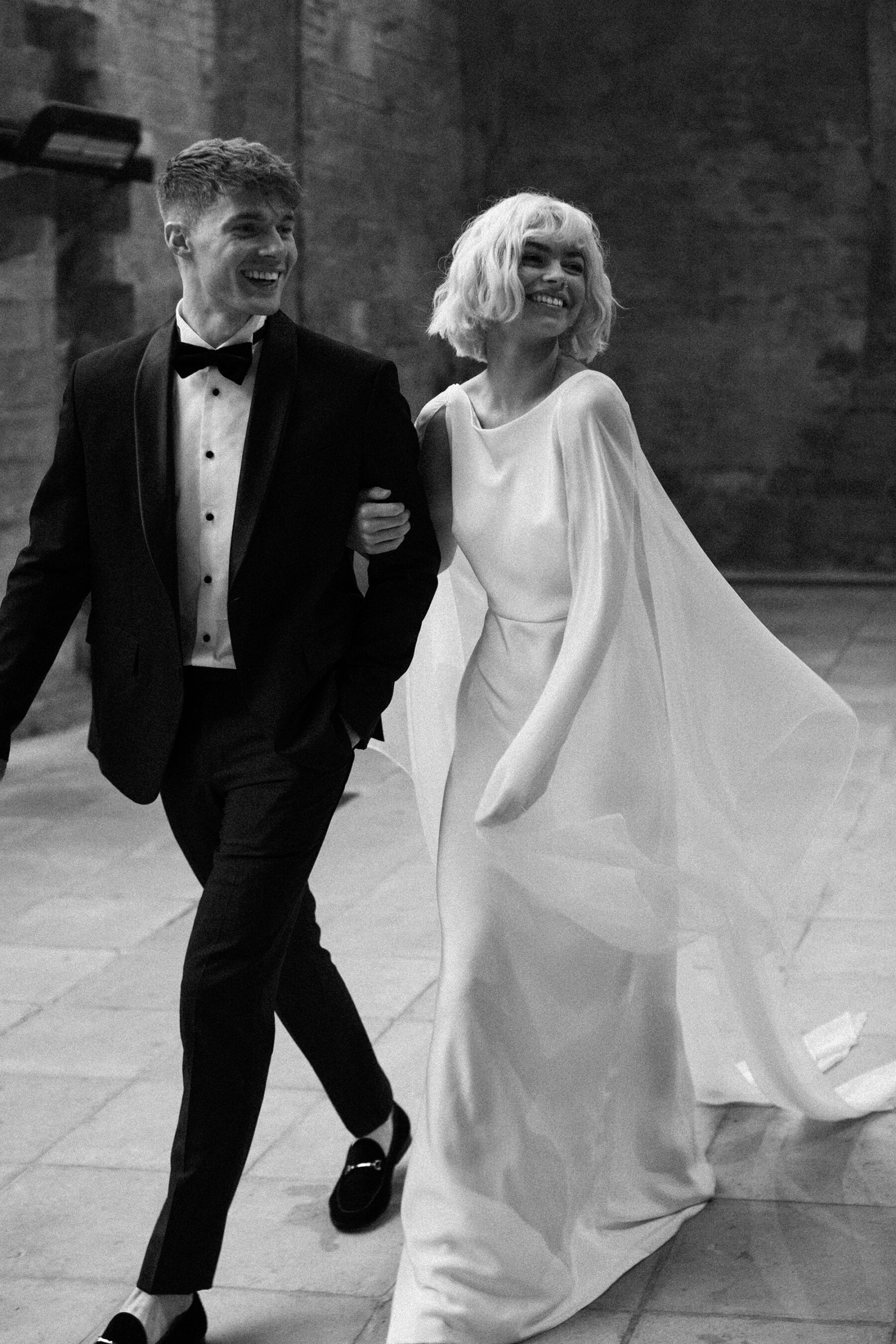 Introducing Wilden London, Romantic, Bespoke and Made to Measure Wedding Dresses 7 Modern bride wearing Wilden London bespoke wedding dress. Image by Jess Withey Photography.